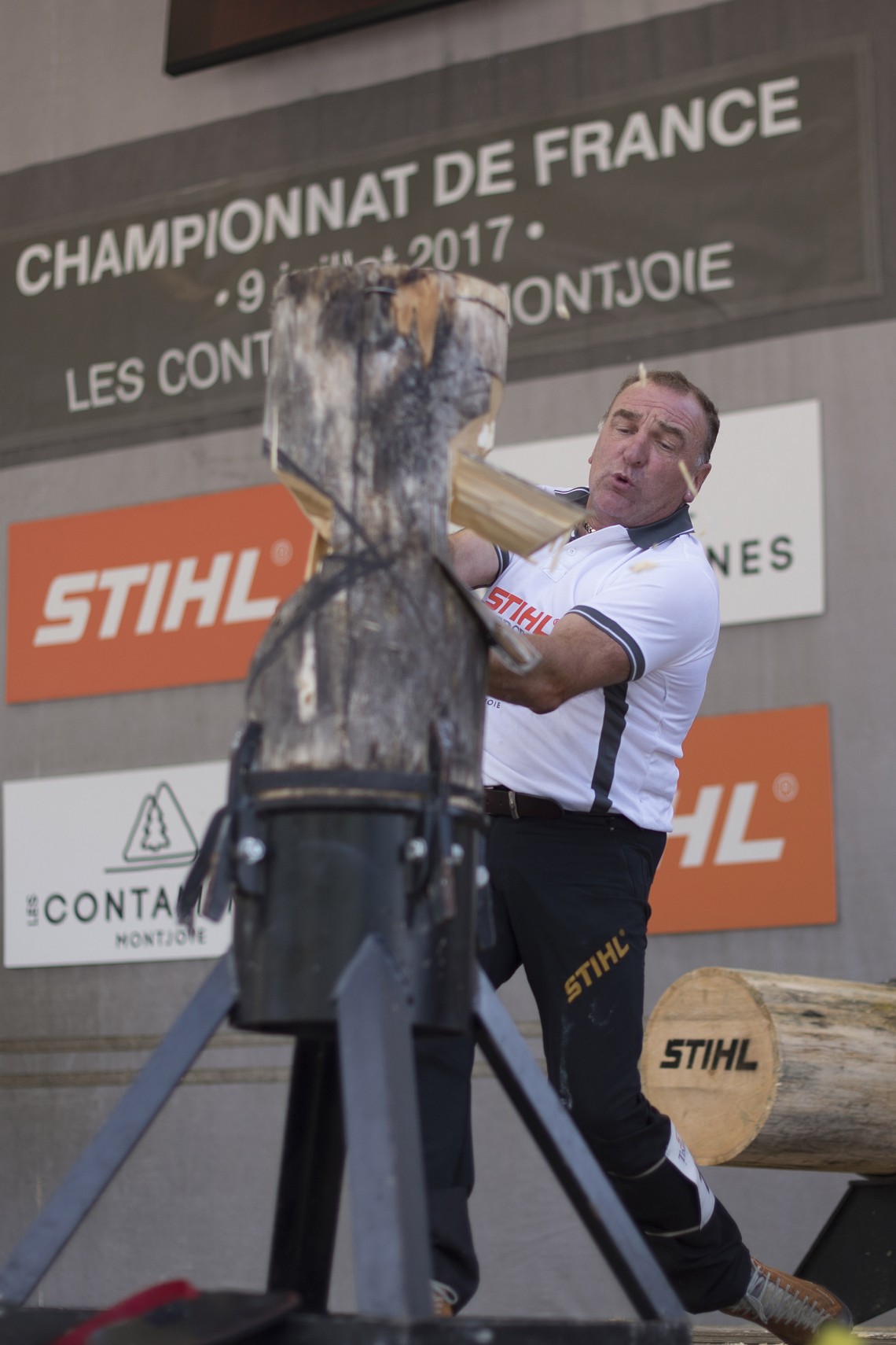 Stihl Timbersports
French Championship in Les Contamines-Montjoie 09.07.2017
Gilles Giguet
Foto: Limex Images/Andreas Schaad